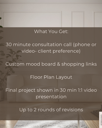 Signature Style Package - Design Transformation Services